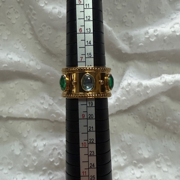 Temple St. Clair Target Wide Band Ring - Picture 11 of 14